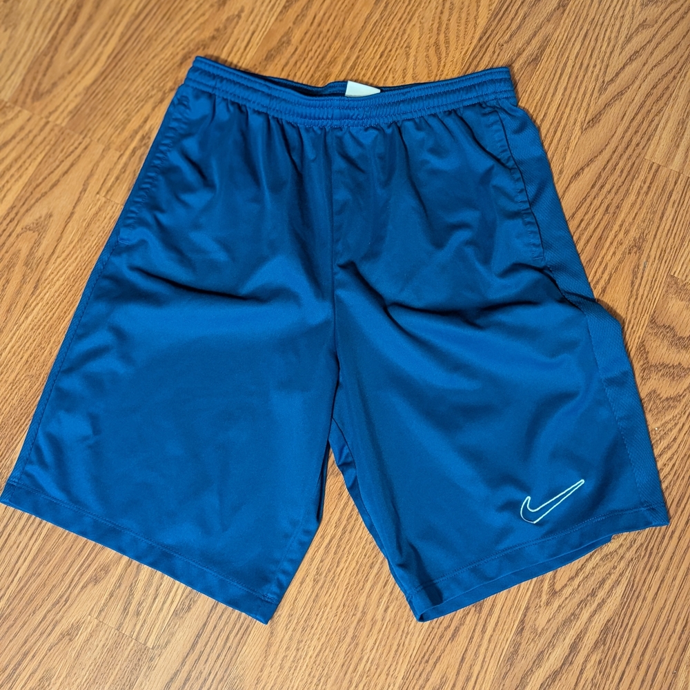 Nike Blue Performance Shorts Elastic Waistband
